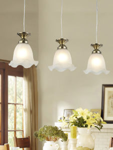 American Country Style Dining Room Lighting Individual Modern Simple Living Room Bedroom Ceiling Light Fixture Iron Cloth Shade