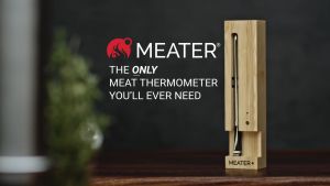 MEATER Thermometer Block ชุดเครื่องวัดอุณหภูมิอาหารไร้สาย ควบคุมผ่านแอพ ให้การย่างมีคุณภาพสูง เลือกระดับความสุกได้แม่นยำ (นำเข้าจากยุโรป)