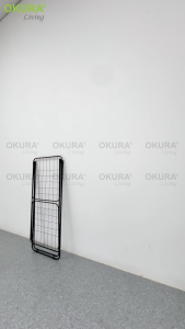OKURA LD0152 Foldable Metal Drying Rack Clothes Rack Clothing Hanger Rak Penyidai Baju Ampaian