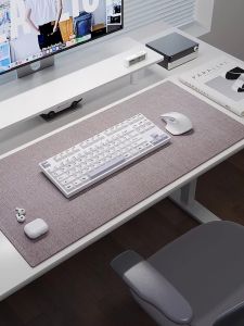 ZTION | Thảm Lót Bàn Làm Việc Khổ Lớn Bảo Vệ Chất Liệu Vải Linen