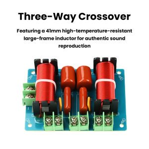 Aideepen | 250W 2 High 1 Low Three-Way Crossover for KTV Stage Speakers Hifi Fever Grade Audio Divider with Precise Frequency Separation