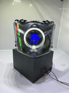 Lampu BILED BEAT KARBU(Pertama) BILED MATRIX X1 model bulat RING BULAT 4 inch