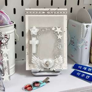 Kpop Ins style photocard acrylic shell card brick DIY transparent photocard protection photocard holder photo frame acrylic photocard holder 卡砖 滴胶卡砖 UV胶卡砖 小卡卡砖 贝壳卡砖 小卡保护套 保护壳 DIY卡砖