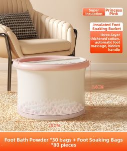 BOENIN | Insulated Massage Tall Thickened Foot Spa Basin