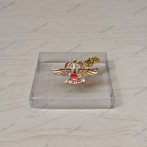 pin bintar kancing paku logam gold