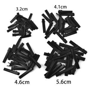 50 cái kẹp tóc thú mỏ vịt đen kẹp tóc phụ kiện mũ nón 3.2/4/4.5/5.5cm kẹp tóc phát hiện kẹp cá sấu số lượng lớn kim loại kẹp tóc