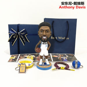 Los Angeles Lakers Anthony Davis Basketball Figure Collectible Toy Male Birthday Gift Star Player Model Display Piece