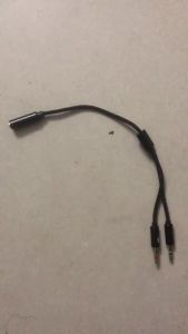 3.5mm Headphone Splitter Cable for Computer 3.5mm Female to 2 Male 3.5 Jack Mic Audio Y Splitter Microphone Adapter Aux Cable