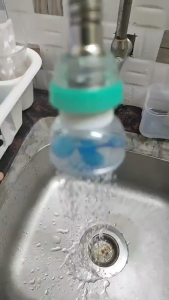 Expansion Rotating Anti-Splash Water Filter/Tapis Air/Telescopic Water Faucet Filter/Faucet Splash Proof Spreader Filter/With Fan Blade Shape Water Tap Filter/Water Paip Filter