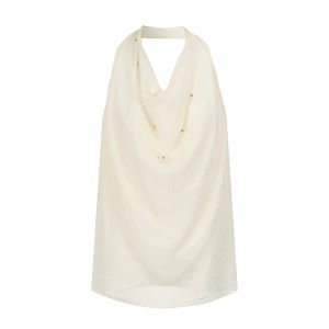 oshea | Áo Blouse Dây Spaghetti Không Tay Đuôi Phay cho Phụ Nữ