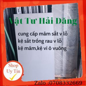 Mâm sắt v lỗ Rộng 40cm x Dài 120cm (Dày 8zem-1li) Sơn tĩnh điện