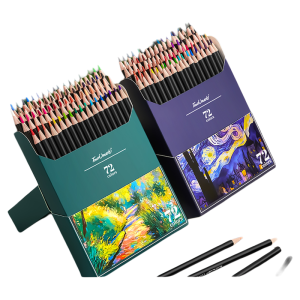 Touch mark | Artistic Water and Oil Based Colored Pencils 120 Colors
