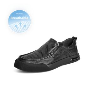 Belle | Summer Leather Perforated Breathable Mens Shoes