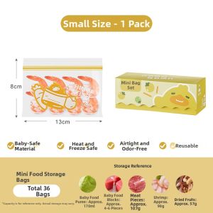 lissa | Freezing Dedicated Food Grade Antibacterial Mini Fresh Preservation Bags