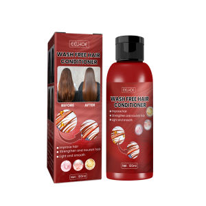 Eelhoe Smooth Wash-Free Hair Conditioner Nourishing Moisturizing Straightening Repair Dry Frizzy Leave-In Conditioner Effectively Repair Damaged Curly Hair Restore Soft Hair Mask（100ml）