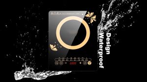 2200W Infrared Induction Cooker with Touch Screen Adjustable Temperature Waterproof Design and Safety Features
