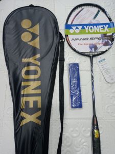 RAKET BADMINTON CARBON Tas Grip Remaja Pemula
