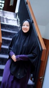 Albata Hijab - Myra Syari Bergo Khimar Cotton Knit