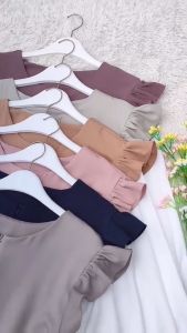 GAMIS ANAK TANGGUNG TERBARU 2023 AIYU SWEET DRESS | UMUR 9-11-12-14 TAHUN 3 SERIAN WARNA POLOS