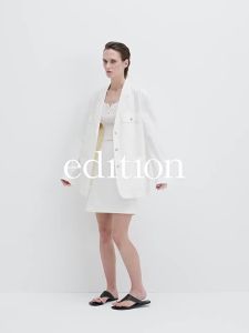 edition | Short A-Line Linen Skirt Summer
