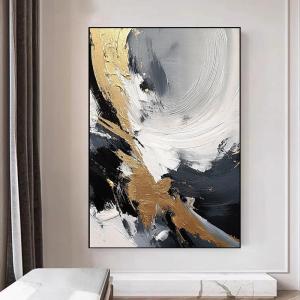HUAYASEN | Modern Minimalist Luxury Abstract Gold Decorative Painting