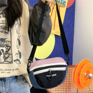 Balo Thể Thao Ngoài Trời Đơn Giản Thời Trang Thường Ngày Màu Tương Phản Mini Đeo Vai Nhỏ Túi Đựng Điện Thoại Di Động Du Lịch Đa Năng