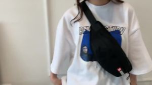 ins Trendy Chest Bag for Men Casual Japanese Style Single Shoulder Bag Small Backpack Trendy Crossbody Bag Mens New Waist Bag