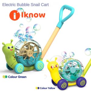 Tôi biết ốc Bong Bóng điện xe đẩy máy thổi bong bóng tự động cho trẻ em hoàn hảo cho gia đình vui vẻ ngoài trời