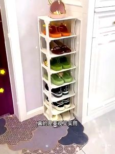 [CLOSET MALL]10 Layers Shoe Rack Organizer Storage Rack For Dormitory Stackable Shoes Storage Space Saving