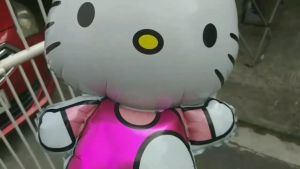 Balon Foil Karakter Large Hello Kitty Cocok Untuk Anak Perempuan