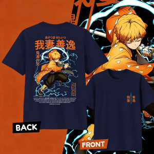 Bandai | Demon Slayer Agatsuma Zenitsu Pure Cotton T-shirt for 2026 Summer Kids/Men /Womens Fashion Casual Cosplay Short Sleeved T-shirt