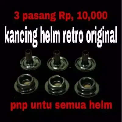 PET / TOPI Helm BOGO RETRO CROSS ped pendek