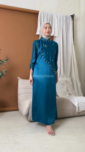 ZUMARA- Aluna dress Dress Satin Velvet Mix Tile Squin Premium // Dress Pesta Wanita Jumbo  M L XL XXL // Gamis Kondangan Wanita Terbaru 2025 // Fashion Wanita Muslimah // Busana Muslim Wanita Dewasa // Baju Wanita Remaja Populer