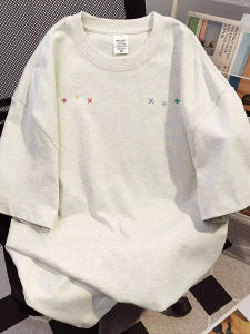 YEBO | Oversized Pure Cotton Short Sleeve T-Shirt
