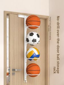 No-Drill Ball Storage Rack Space-Saving