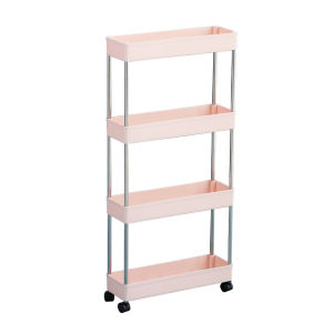 JIADONGLI | Rolling Plastic Kitchen Storage Rack for Vegetables Snacks and Seasonings