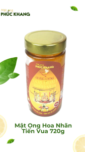 Mật Ong Hoa Nhãn Phúc Khang Hữu Cơ Hũ 720g Nguyên Chất Thiên Nhiên Bổ Dưỡng Xuất Xứ Việt Nam Hàng Chính Hãng
