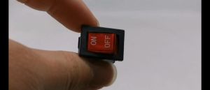 [MYC] On/Off Rocker Switch 3-Pin Light SPDT 6A/250V (Red) KCD1-102/S-3PL (1PC)