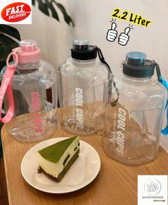 (Ready Stock) 2.2L & 1.0L Big Water Bottle || Fitness Water Bottle || Gym Bottle || Sport Water Bottle