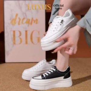 Luxus Sherin Sepatu Wanita Sneakers Tali Import Quality Premium Sepatu Sekolah Sepatu Jalan LX1017
