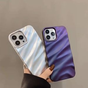 Pleat Pattern Simple Phone Case for iphone 11 12 13 14 15 16 Pro Max X XR XS Max 6 6S 7 8 Plus SE 2020 Shockproof Casing back cover