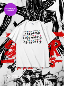 High Quality Heavyweight Short Sleeve T-Shirt Stranger Things Monster Surrounding Clothing Casual Loose Fit Breathable Cotton