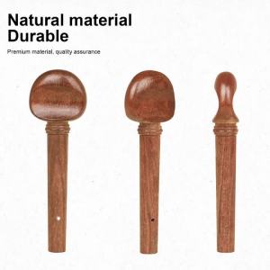 IRIN | IRIN 4/4 Violin Tuning Pegs Tuner Knobs Solid Wood Open Hole 4Pcs/Set Violin Tuning Pegs String Instrument Parts & Accessories