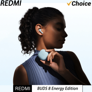 Redmi | Redmi Earphones Buds 8 Active Edition AI Noise Cancelling Earphones with 37 Hour Battery Life and Wind Noise Elimination