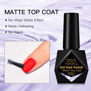FOUR LILY 10ml Base Gel Top Coat Matte Top Coat Functional Nail Care Long Lasting UV/LED Varnish Gel Nail Polish Manicure