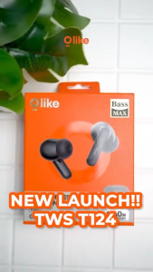 Olike TWS T124 Earbuds Deep Bass 40 Jam LED Display Touch Control Bluetooth 5.3