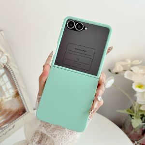 szhaiyu | For Samsung Z Flip 8 7 6 5 Case with Glass Protector Matte PC Case For Samsung Galaxy Z Flip8 Flip7 FE Luxury Ultra Thin Cover
