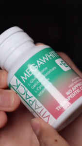 60 Day Vitapack Megawhite Plus +E L-Glutathione Gluta Whitening All-in-One with Vitamin E Tocotrienol 60 Caps