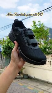 WIJAYA- Sepatu Sekolah PRO ATT PC 950V 31-38 /Sepatu Perekat /Sepatu Sekolah Hitam /Sepatu Sneakers Anak /Sepatu Keren /Sepatu Olahraga
