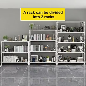 FAFA 4/5/6 Layer Boltless Steel Rack Shelves Load Capacity of 500KG Ideal Metal Rack OrganizerTool Storage and Shelving Multi-Purpose